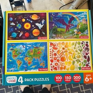 NWOT 4 pack puzzles never opened